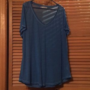 V neck burnout shirt